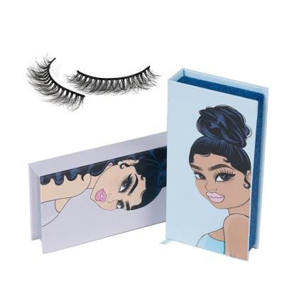 China Wholesale custom FCKD 25mm high qudlity eyelash diamond handmade wind blowing series moving eyelash with low orders for sale