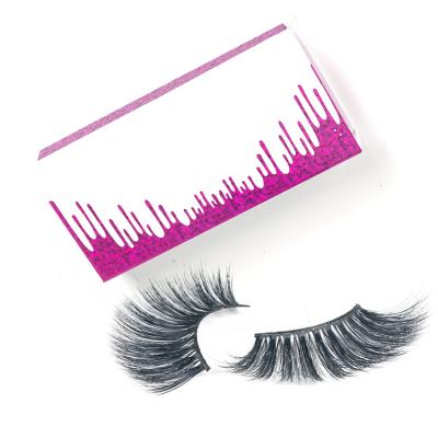 China 100% Real Custom Wholesale Mink Silk Eyelashes Lashes Fluffy 3d Eyelashes 3d Silk Eyelashes for sale