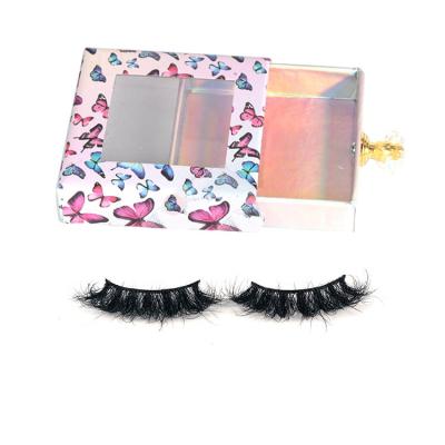 China Custom Made 3d Eyelashes Mink Eyelashes Packaging Box Private Label Printing 3d Mink Long Fluffy Eyelash With for sale