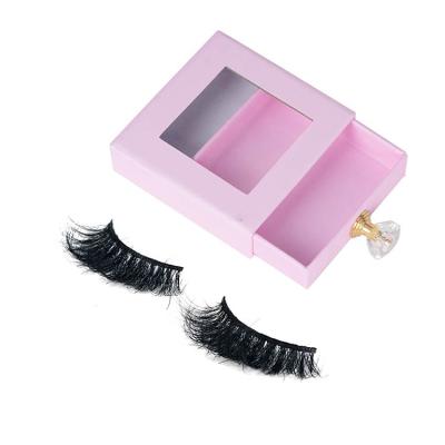 China Custom Made Hot Selling 3D Mink Eyelashes With Pink Glitter Lash Box for sale