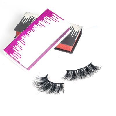 China Custom Real Eyelash Custom Made Real 25mm Fluffy 3D Mink Eyelashes from Mink Eyelash Wholesale Mink False for sale