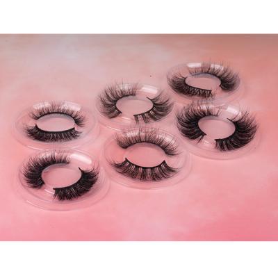 China Custom Made 3D Faux Mink Eyelashes in Vegan Choice of Natural and Fluffy Eyelash Styles 25mm Vegan OEM Service for sale