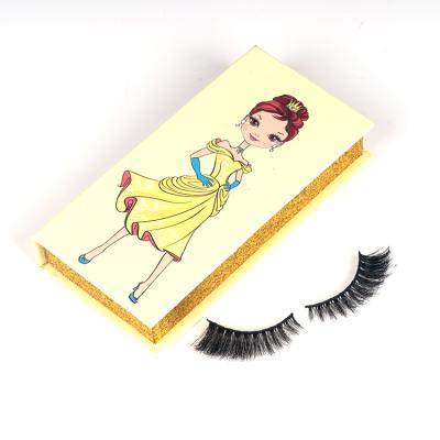 China Wholesale Fake Mink Eyelashes Fluffy 3d Fake Mink Lashes 5 Pairs Custom Made for sale