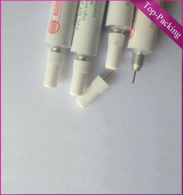 China Pharmaceutical Aluminum Tube Super Glue With Tip Needle for sale