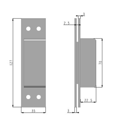 China Regular production and delivery time 5 inch conceal hinge for wooden door for sale