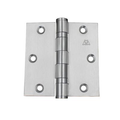 China Square or Round 3 1/2 X 3 1/2 Inch High Grade Stainless Steel Blister Packing Customized Real Ball Bearing Butt Door Hinge For OEM & ODM for sale