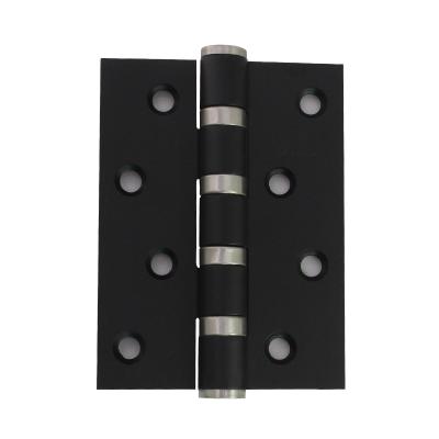 China Square or Customized Black Round 4330 High Grade Stainless Steel Ball Bearing Butt True Door Hinge with Satin Ball Bearing for OEM and ODM for sale