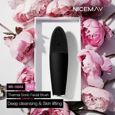 China For commercial & Home Use Rechargeable Brush Face Cleansing New Silicone Electric Facial Cleanser Brush Face Beauty Devices for sale