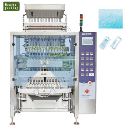 China High Speed ​​Automatic Vertical Desiccant Sugar Sachet Salt Granule Multi Chemical Lane Packing Machine for sale