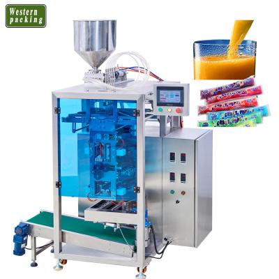 China PLC Control System + /English Screen Customized Liquid Sachet Packing Machine / Jelly Sachet Packing Machine for sale