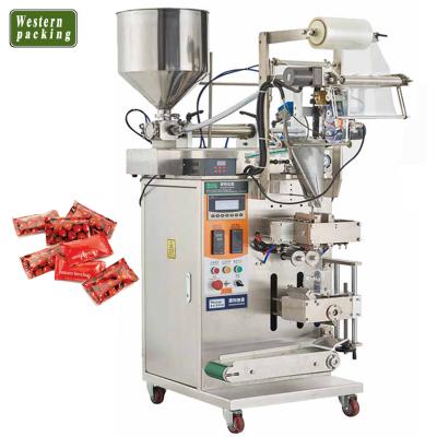 China Small Food Soy Sauce Packing Machine In Sachet for sale