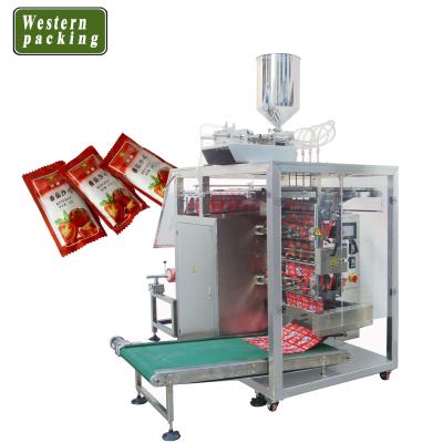 China Small food sachet packing machine for paste packing machine/butter/tomato sauce packing machine for sale