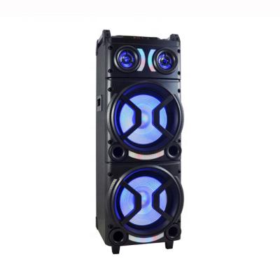 China Large Power 160W Multifunctional Portable PA Trolley Karaoke Party Bluetooth DJ Speaker China Factory Wholesale Wireless LED LED Light for sale