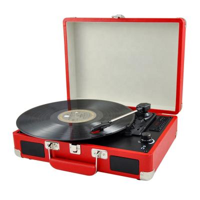 China Multifunctional Fully Automatic Wireless Vinyl Record Player,Bluetooth Turntable and Portable Blue Tooth Phonograph Handle Outdoor Speaker for sale