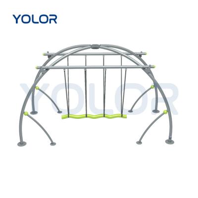 China 12 Years+ Popular Outdoor Multi-person Project Swing Bridge Playground Swing Rope Snake Swing For Kids for sale