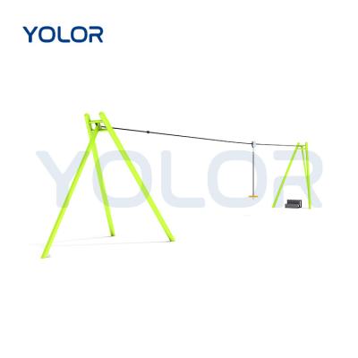 China 6 Years+ Playgrounds Outdoor B Line Of The Zipper Equipment Zipper-Liner Roller Coaster Challenge Of Children And Adults for sale