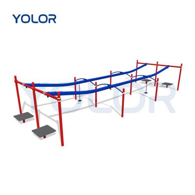 China Ages 5-12 Challenge Adventure Park Outdoor Playground Zipper Equipment Bi-Directional Line for a Smooth Sliding Experience for sale