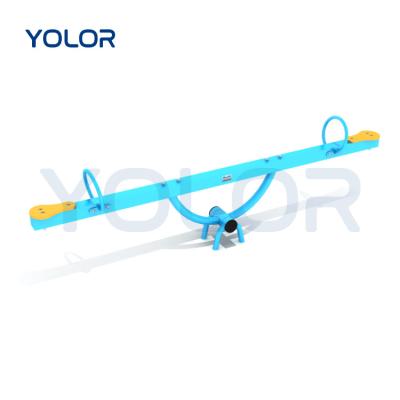 China 4 Years+ High Quality Multicolor Fitness Equipment China Children Outdoor Metal Playground Seesaw for sale