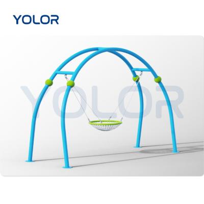 China Manufacturer Of Outdoor Metal Rope Swing Playground Equipment Ages 5-12 For Kids for sale