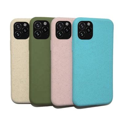 China New Arrivals Premium Shockproof Soft Recycled Eco Friendly Compostable Degradable Bio Full Cell Phone Back Cover Case For iphone 11 pro max for sale