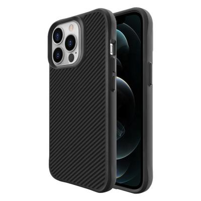 China Luxury Latest Design TPU Carbon PC Fiber Pattern Hard Shockproof Soft Cell Phone Back Cover Luxury Case For iphone 13 pro max for sale