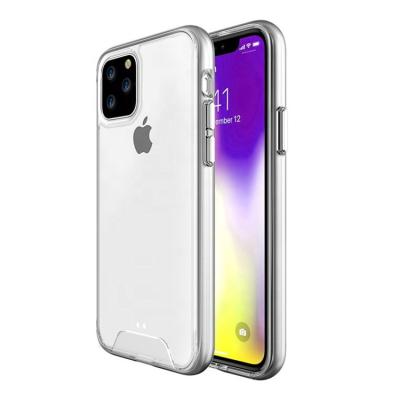 China Hot Sale High Quality Luxury Crystal Clear Fashion TPU PC Back Cover Cell Phone Shockproof Case For iphone 11 pro max for sale