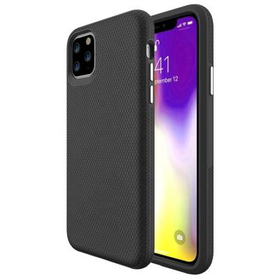 China Hot Sale 2in1 TPU Shockproof Luxury Hybrid Independent Shield PC Cell Phone Back Cover Rugged Shockproof Case For iphone 11 pro max for sale