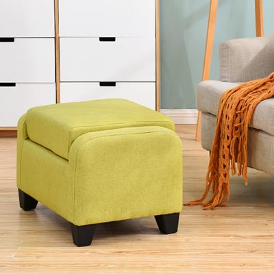 China Fabric adjustable creative art stool single sofa (other) about living room small shoe stool foldable backrest pedaling lazy stool for sale