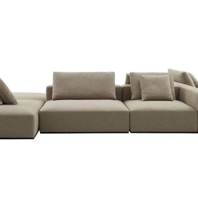 China Factory Direct Contemporary Commercial Furniture European Solid Wood Sofa Sectional Set for sale