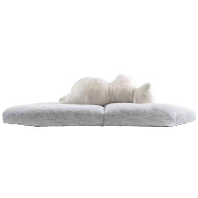 China Factory Expandable Cheap Price Removable Cover Customized Size Polar Bear Sofa For Indoor for sale