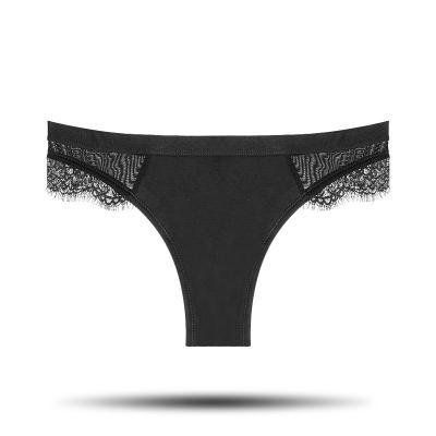 China LYNMISS Dropshipping Antibacterial Bikini Sexy 4 Layers Leak Proof Menstrual Lace Period Period Panties For Women for sale