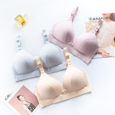 China Skin-Friendly Colored Radiation Protection LYNMISS Cotton Breastfeeding Maternity Nursing Bras For Women for sale