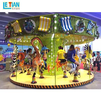 China FRP+steel merry entertainment equipment fiberglass kids commercial animal go around rides for sale for sale