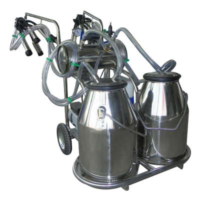 China Farms New Design Vacuum Pump-typed Advanced Mobile Milking Machine For Cow BAIMVO BAIMUWANG for sale