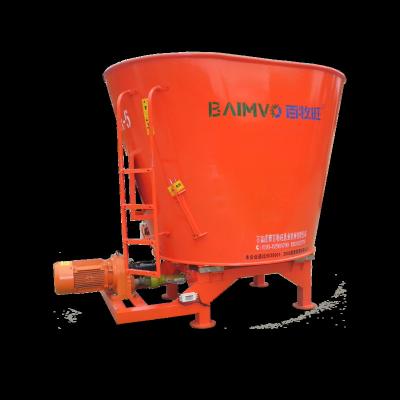 China Farms 9JGL-5.0 TMR Farm Feeder Mixer Total mixed ration preparation machine Agriculture Machinery stationary type BAIMVO BAIMUWANG for sale