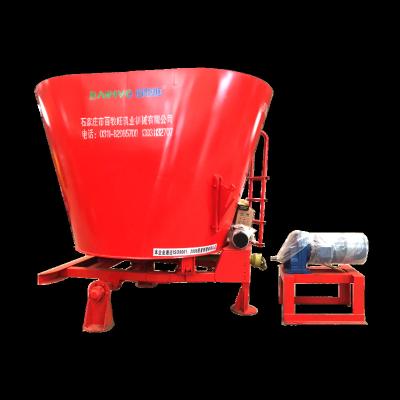 China Farms 9TMRL-7 hot sale silage mixer vertical TMR mixer for dairy animal feed Animal husbandry machinery  BAIMVO BAIMUWANG for sale