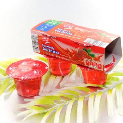 China Natural Taste Good Strawberry Freeze Gel Orange Snacks Sugar Free Cherry Freeze Snacks for sale