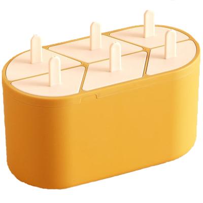 China Viable Ice Cream Mold Tray Popsicle Barrel DIY Dessert Ice Cream Mold With Popsicle Stick Home Kitchen Factory H923 for sale