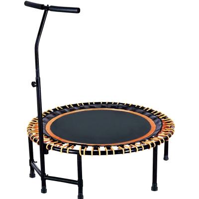 China New design Indoor Fitness High Quality Gymnastics Trampoline Round Style with Handle for sale