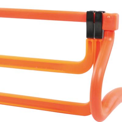 China Agility Hurdles Neon Orange with Adjustable Height Extenders speed training hurdles for Fitness for sale