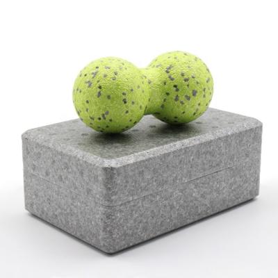 China High Density.Eco-Friendly EPP yoga blocks with massage ball yoga brick for exercise for sale