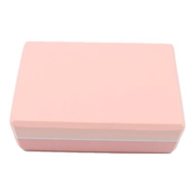 China Professional Fitness Equipment Home Yoga Pilates Eva Yoga Block Logo Pink for sale