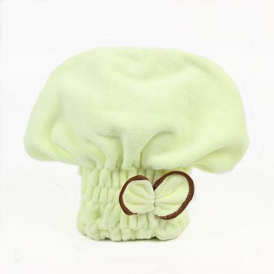 China Customizable Top Quality Dry Hair Cap Microfiber Shower Cap Hair Dryer Towel Cap Viable Hood for sale