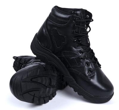 China First layer scare leather & high grade new design army protective textile army boots updated upper military safety boots for sale