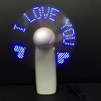 China 2022 Best Logo Fan 2022 USB Products Customized Portable Personal Cooling Led Sale Fan Mini Logo Fan With Led Light For Promotion Gifts for sale