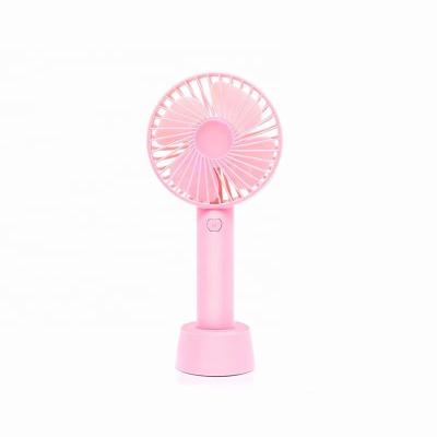 China High Efficiency 2022 New Products Mini Portable Handy Led Battery Handheld Electric USB Fan Mini Fan for sale