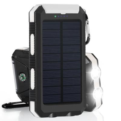 China New solar panel solar power bank mobile solar power bank 10000mah solar charger online power banks for sale