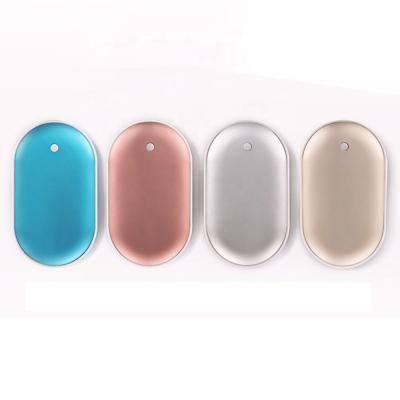 China Hand Warmer Gift Good for Family USB 5200mah Rechargeable Hand Warmer Portable Power Bank 5200mAh with Charging Treasure for sale