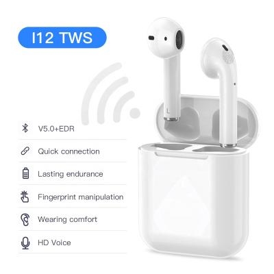 China Sport TWS Wireless Blue Tooth Earphones Support TWS Earphone i12 Blue Tooth Wireless Blue Tooth Earbuds Headphones for sale