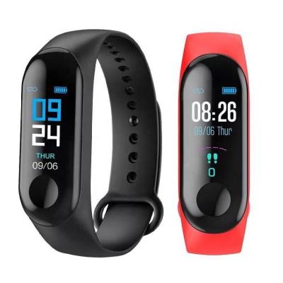 China Touch Screen Best Selling Blue Sports Wristband Tooth M3 Smart Wristband With Sleep Monitor Wristband Fitness Smart Watch for sale